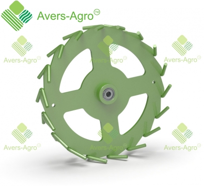 Chicken-Tracker support wheel for Great Plains PD 8070 seeder with bearing