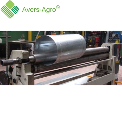 Rolling of parts for ventilation systems, air conditioning, smoke exhaust on a sheet bending machine