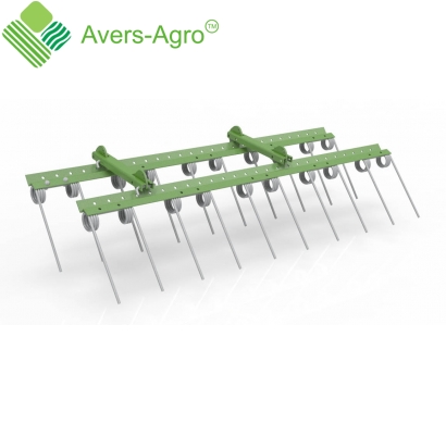 Spring comb 2 rows width 2,5m