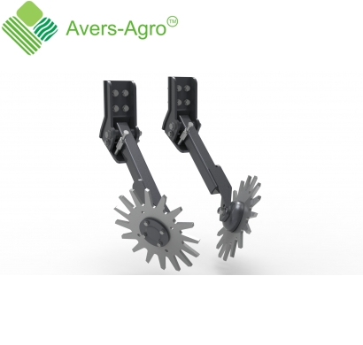 Row cleaner on Salford 520 seeder right/left single disc 